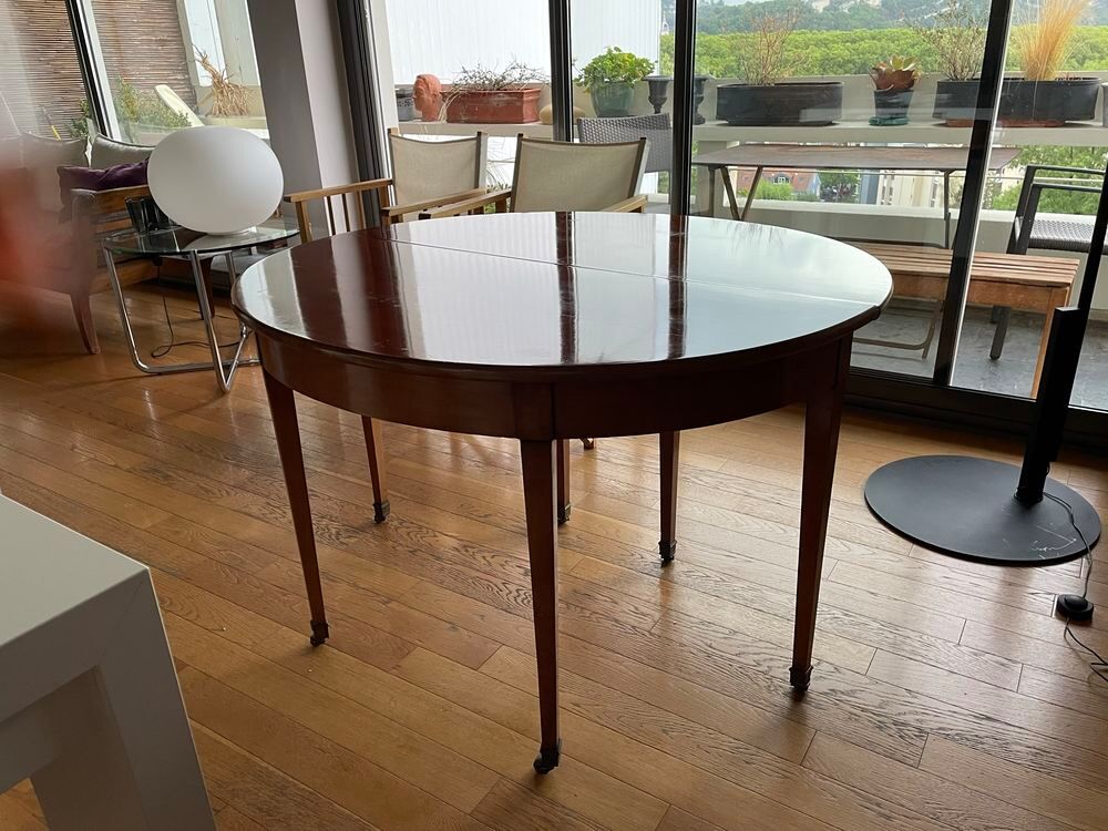 Table demi-lune style Louis XVI Meubles