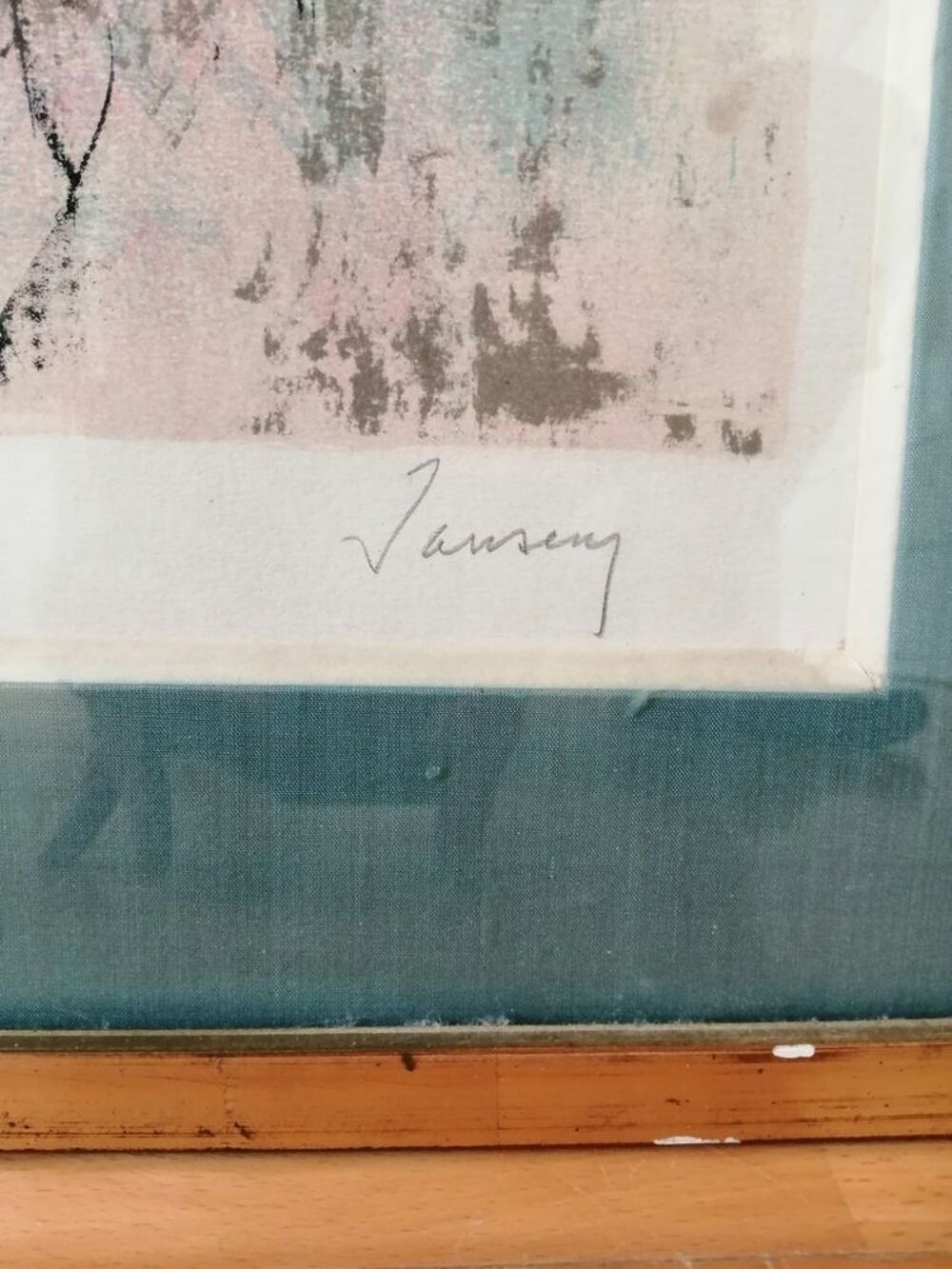 Lithographie originale JANSEN Décoration