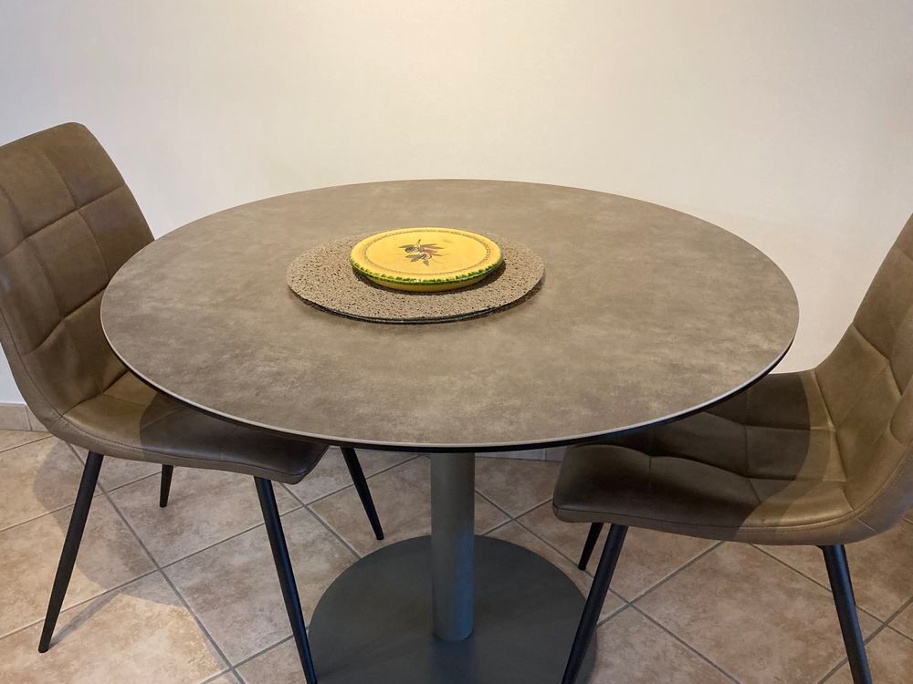  Table ronde C&eacute;ramique - Meubles