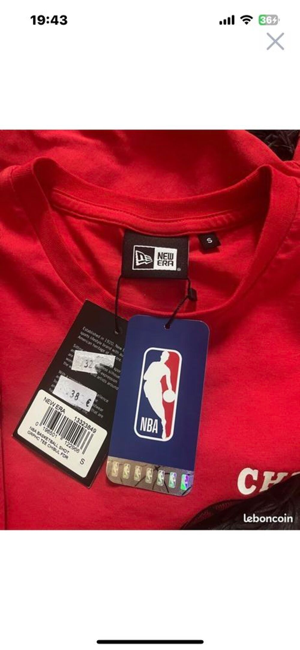 tee-shirts NBA rouge Vtements