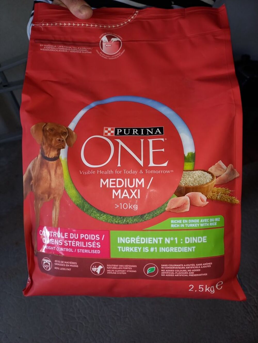 croquettes purina one Jardin
