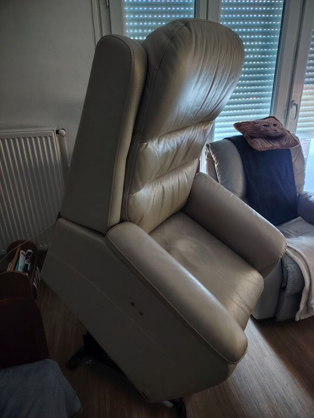 Fauteuil cuir &eacute;lectrique Meubles