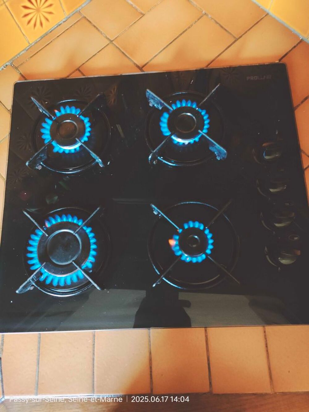 plaque de cuisson gaz 4 feux Electrom�nager