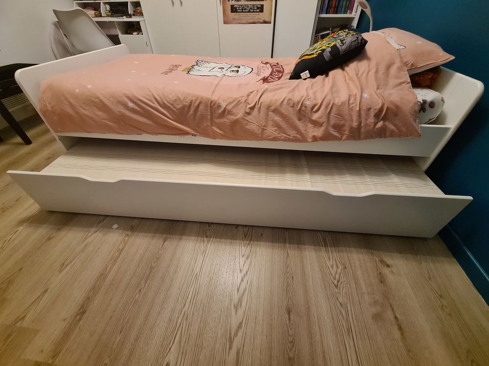 Lit enfant avec tiroir lit suppl&eacute;mentaire Mobilier enfants