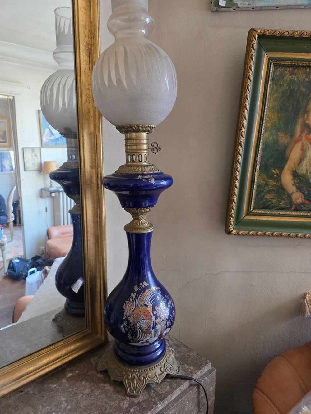 Deux superbes lampes anciennes Décoration