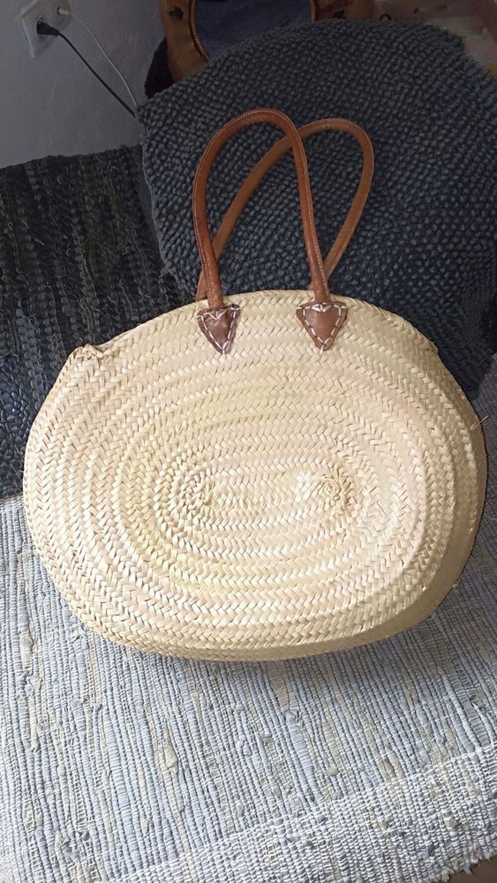 SAC PLAGE PAILLE Maroquinerie