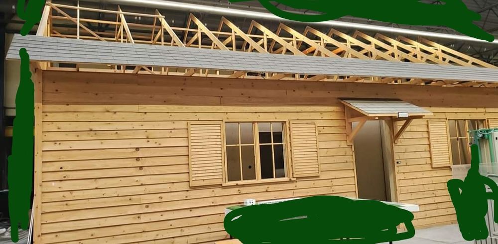 Structure de chalet Jardin