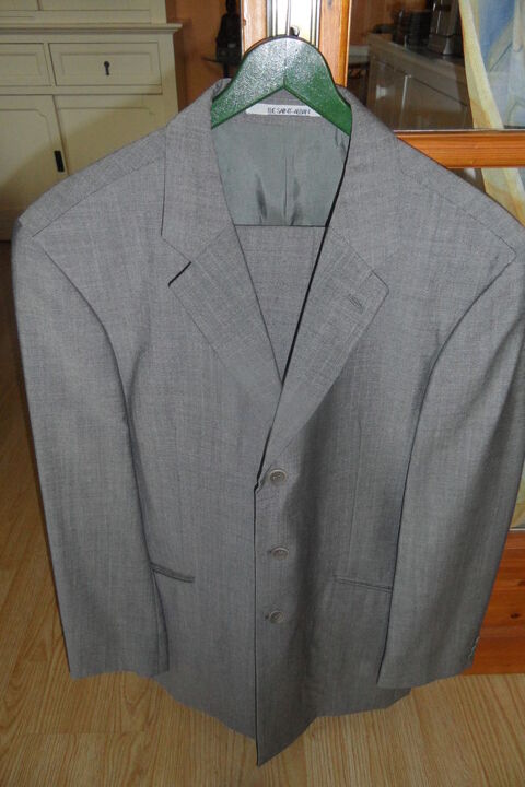 Costume homme gris t.46 12 Ervy-le-Ch�tel (10)