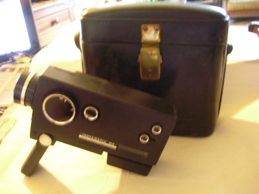 KODAK Instamatic M6 Camera Super 8 Etui Cuir Vintage Photos/Video/TV