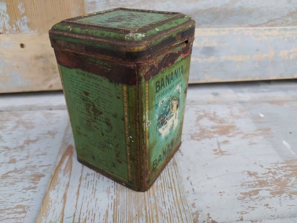 Rare Boite Banania L'Antillaise Cr&egrave;mes et Entremets 