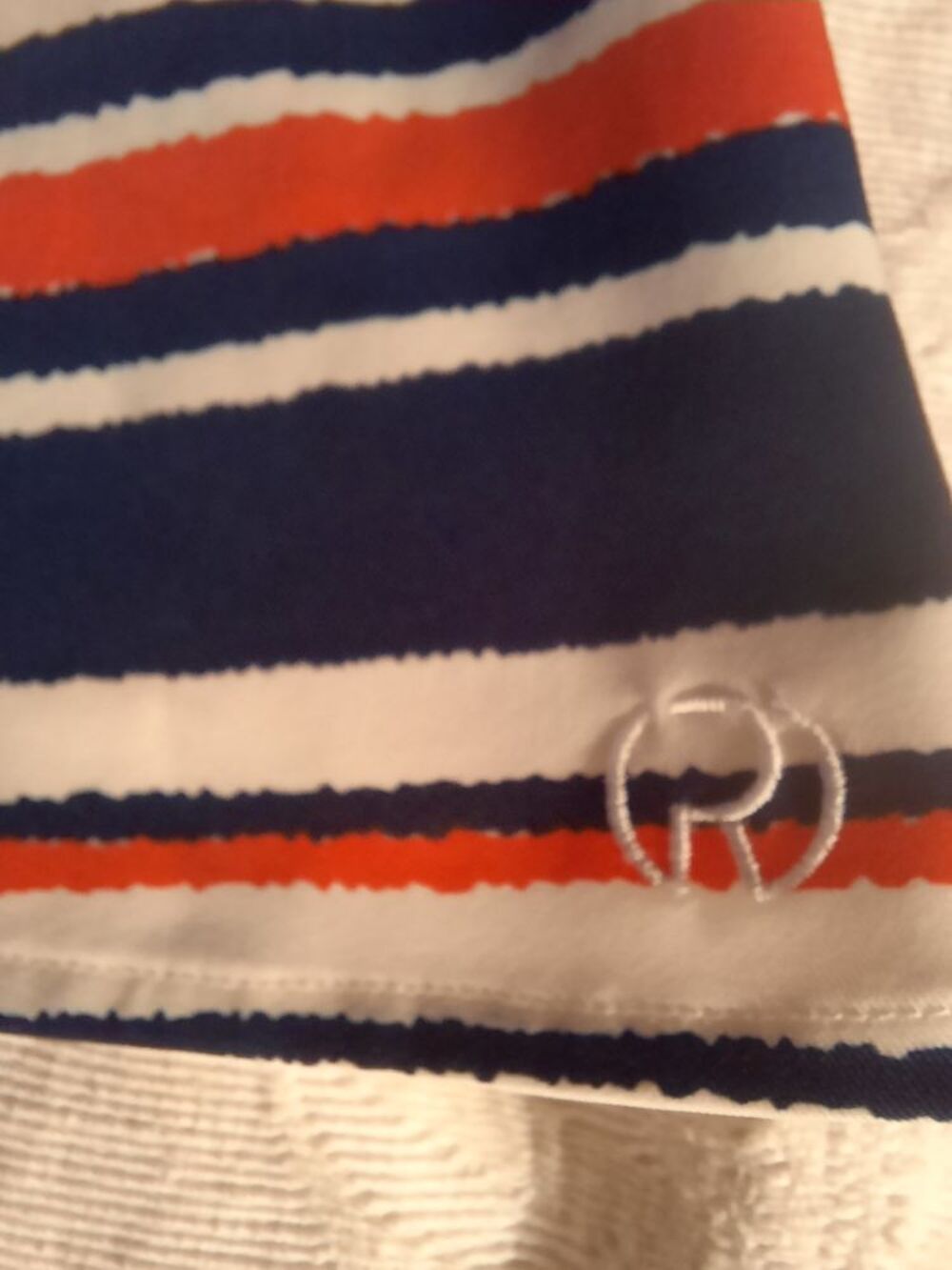 TOP RIVER WOODS RAYE-MARINE-BLANC-ROUGE-R&eacute;f.TOP-008 V�tements