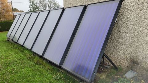 Panneaux solaires à eau pour piscine eau sanitaire etc 280 Vivier-au-Court (08)