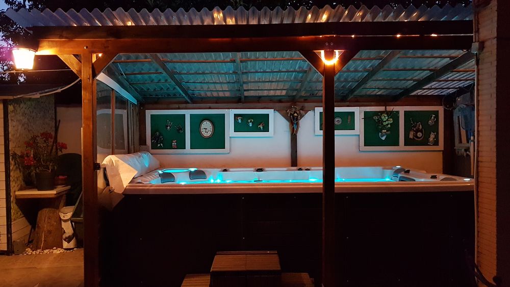 SPA DE NAGE "ALLSEAS" Albaster PVC gris Sports