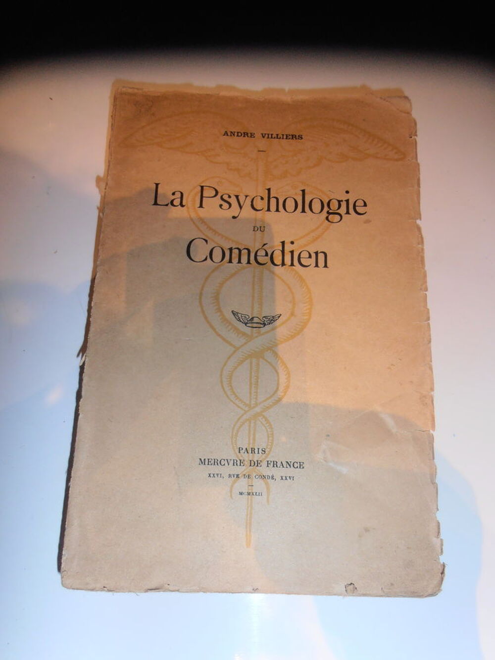 La psychologie du com&eacute;dien - 1942 (3) Livres et BD