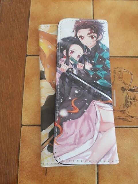 Porte-monnaie feuille Demon Slayer manga japon anime série T 11 Fèves (57)