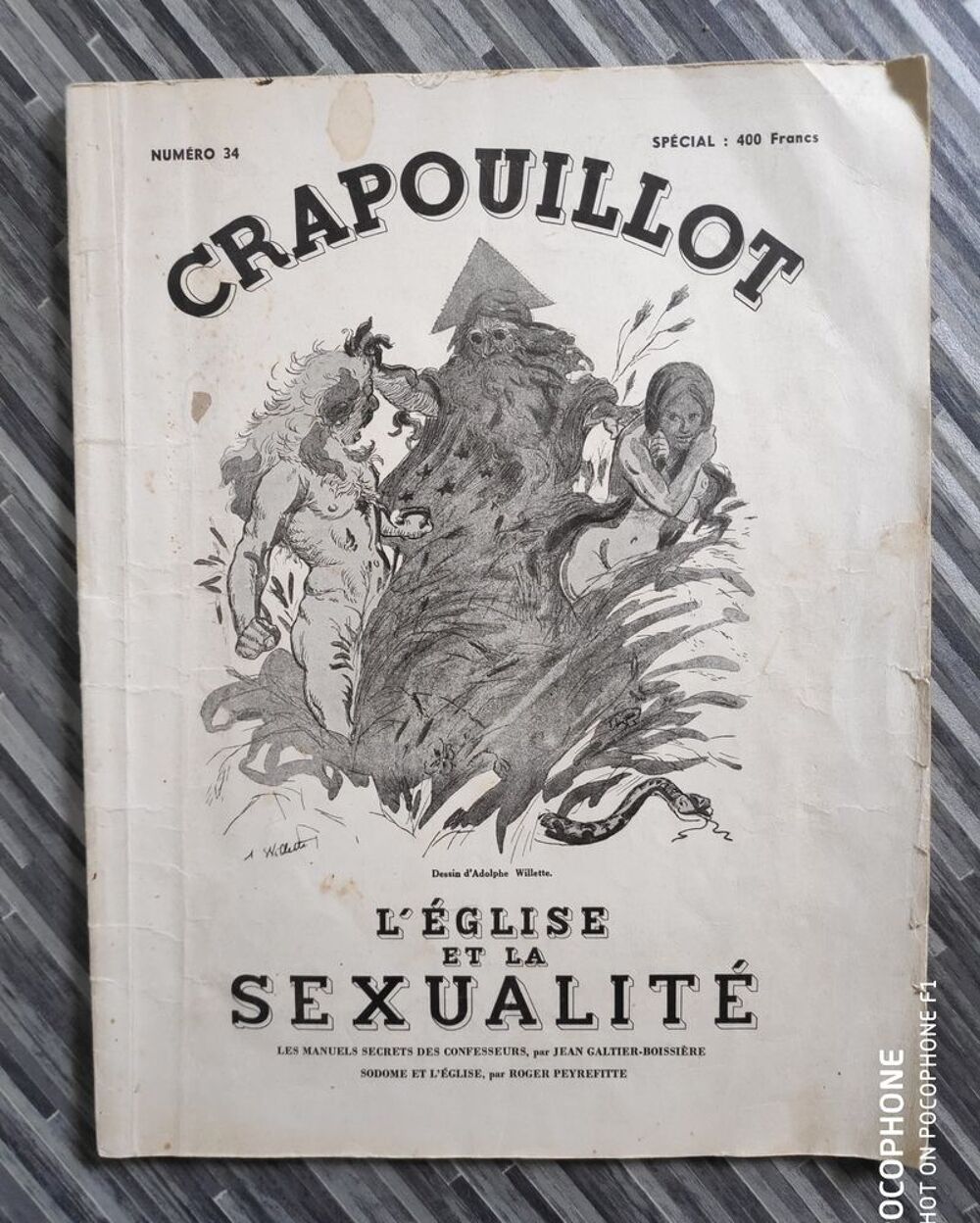 Crapouillot num&eacute;ro 34 l'&eacute;glise et la sexualit&eacute; Livres et BD