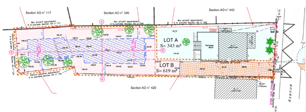 Vente Terrain Terrain à bâtir 619m² => 180 m² habitables La celle-saint-cloud