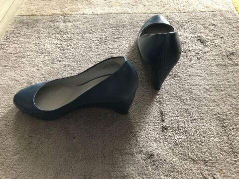 Escarpins en cuir compens�s SERGIO ROSSI, pointure 37,5 85 Paris 15 (75)