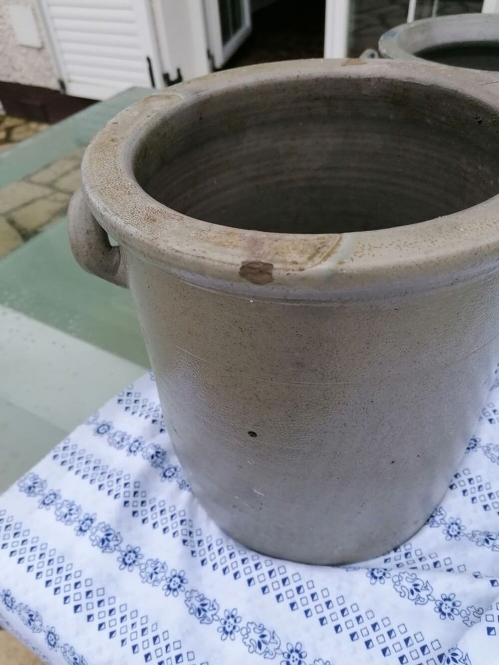 Pots en gr&egrave;s alsaciens Décoration