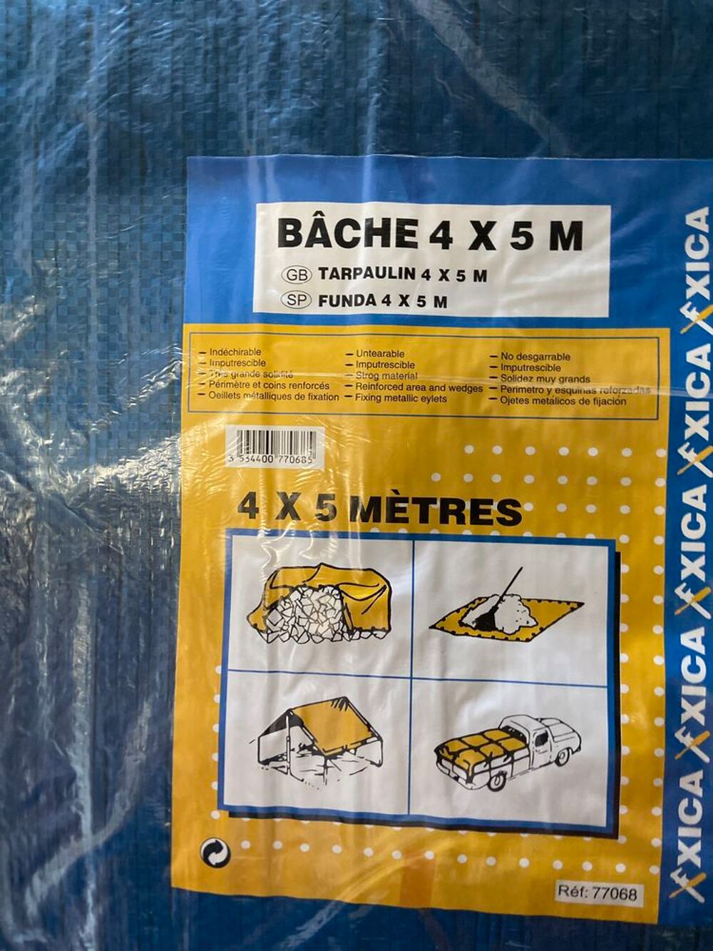 B&acirc;che poly&eacute;thyl&egrave;ne Bricolage