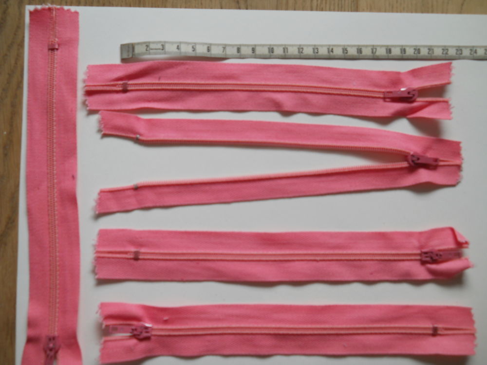 Fermetures 20 cm "ROSE PALE" Décoration