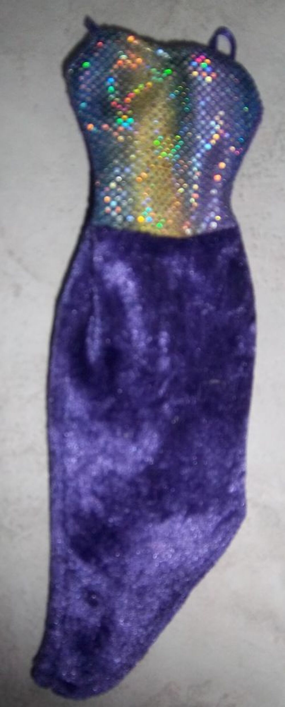 2 robes Barbie violette mauve Jeux / jouets