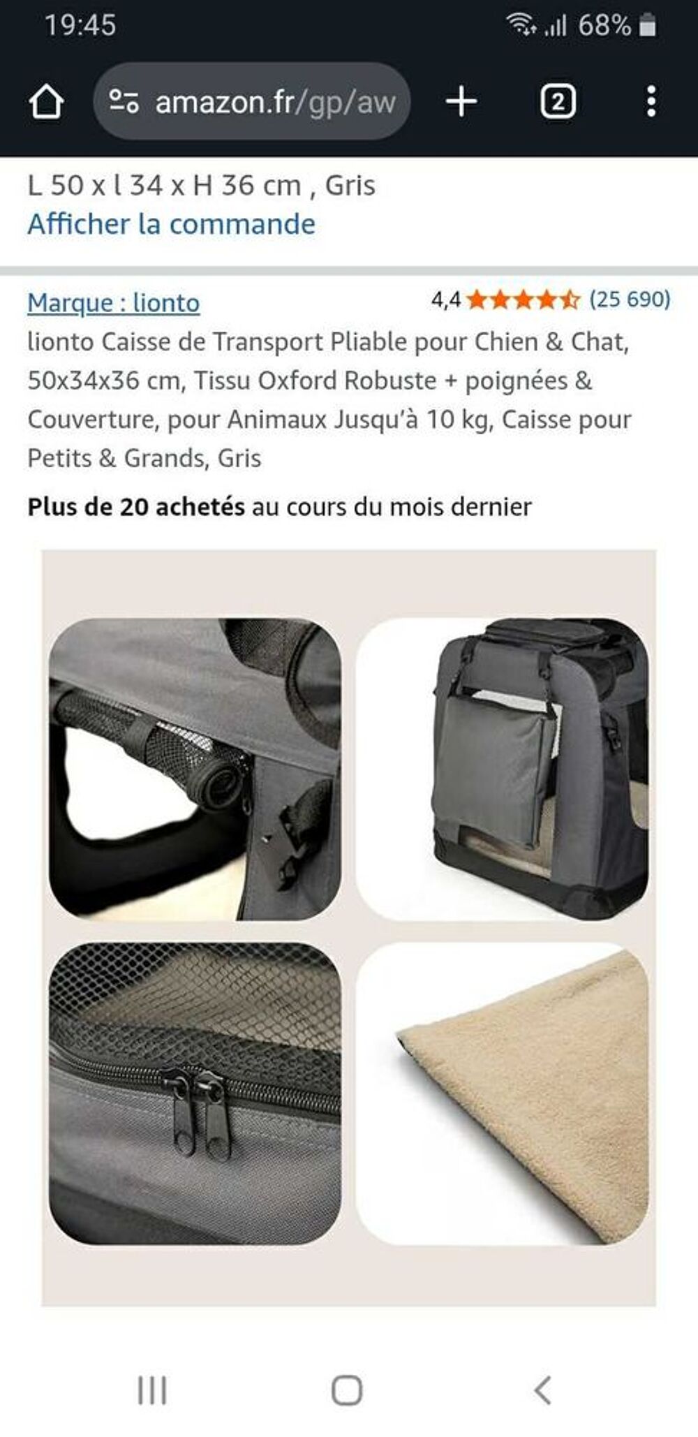 CAISSE DE TRANSPORT PLIABLE POUR CHIEN Bricolage