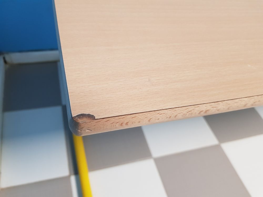 Table bois hauteur r&eacute;glable Meubles
