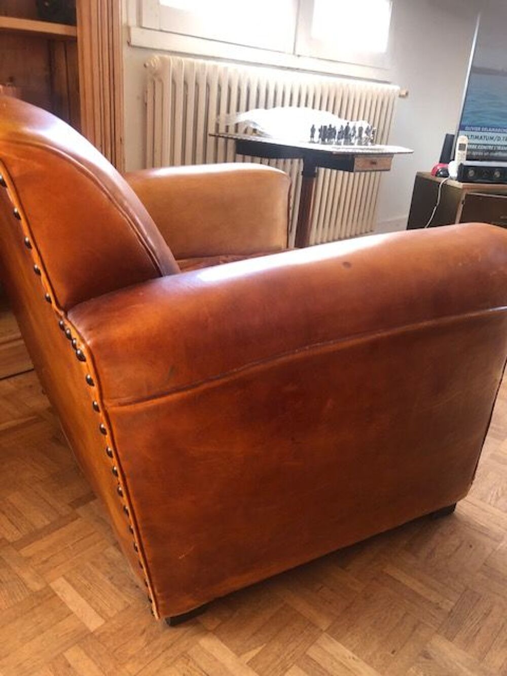 Fauteuil club ancien restaur&eacute; Meubles