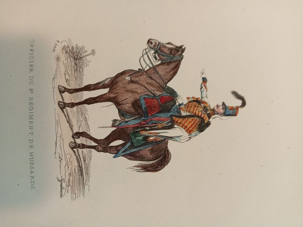 LOT DE GRAVURES ORIGINALES MILITAIRES DE 1830 