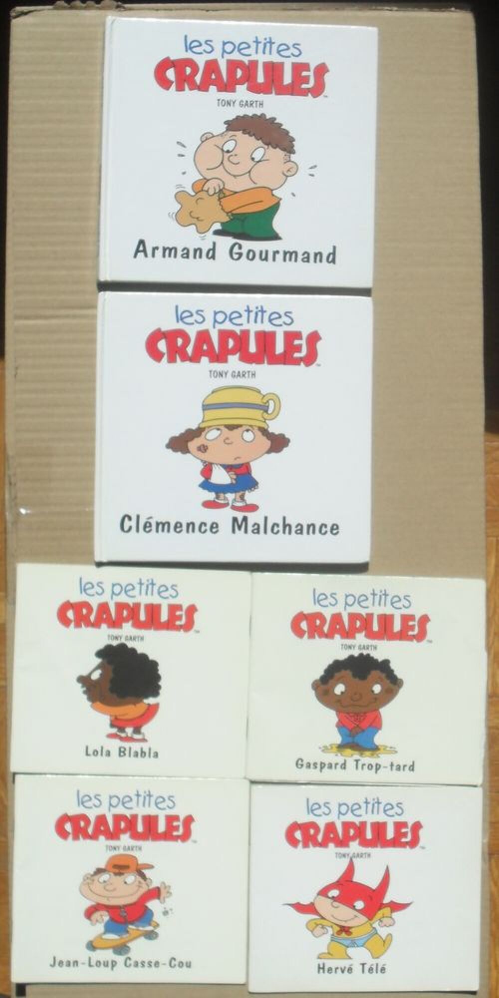 Lot de 6 livres Les petites Crapules Livres et BD