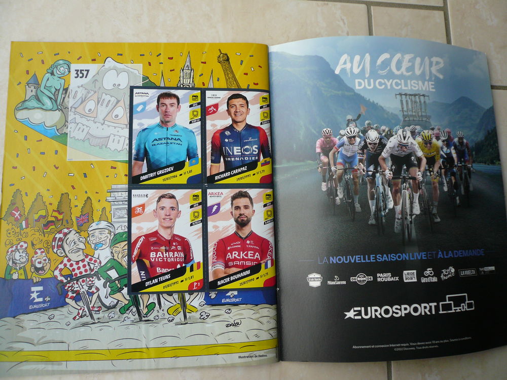 Album Panini Tour de France 2022 vierge 