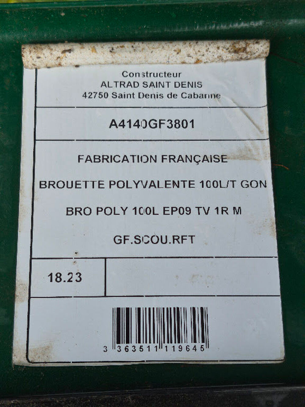 BROUETTE Bricolage