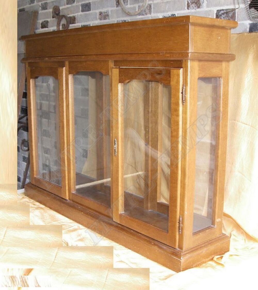 RARE VITRINE ENTRE DEUX, DOUBLE FACE ARTISANALE Meubles