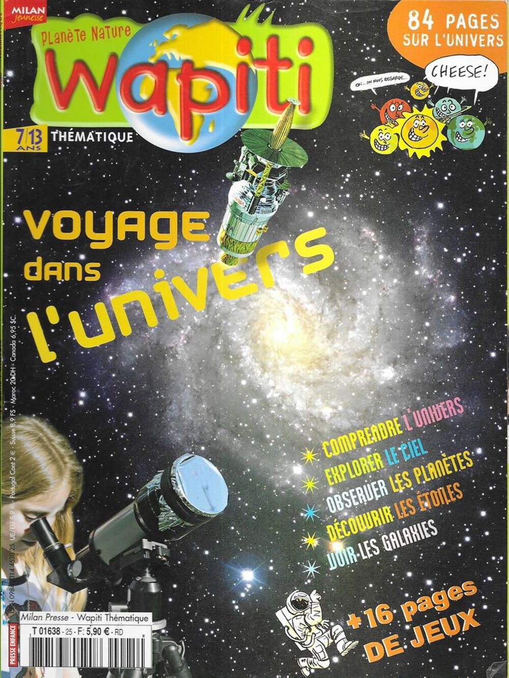 Wapiti , Magazine hors serie de 7 &agrave; 13 ans Livres et BD