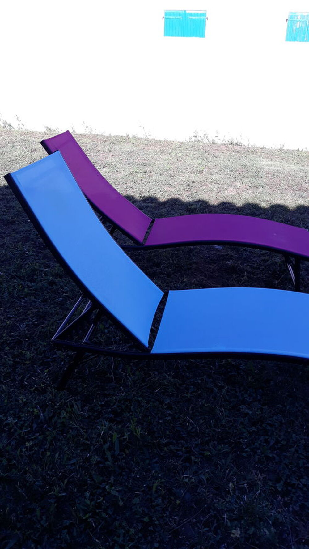 2 chaises longues Jardin