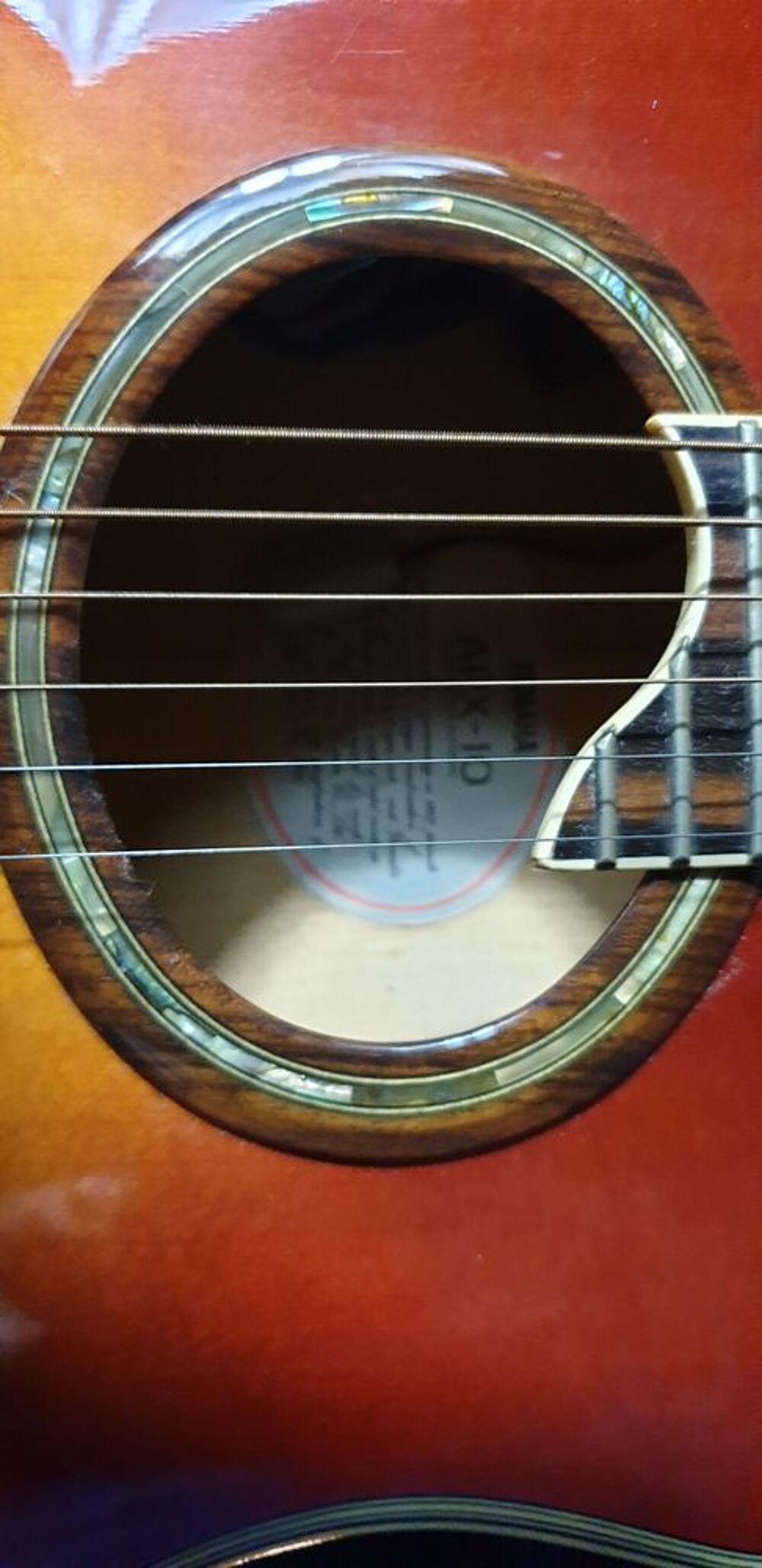 Guitare &Eacute;lectro-Acoustique Yamaha APX-10 1989 Sunburst Instruments de musique