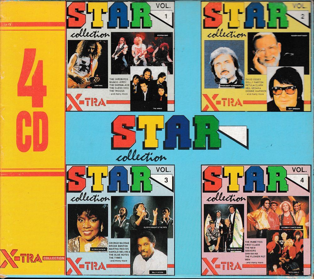 CD Star Collection Coffret 4 Volumes. Ann&eacute;es 70 CD et vinyles
