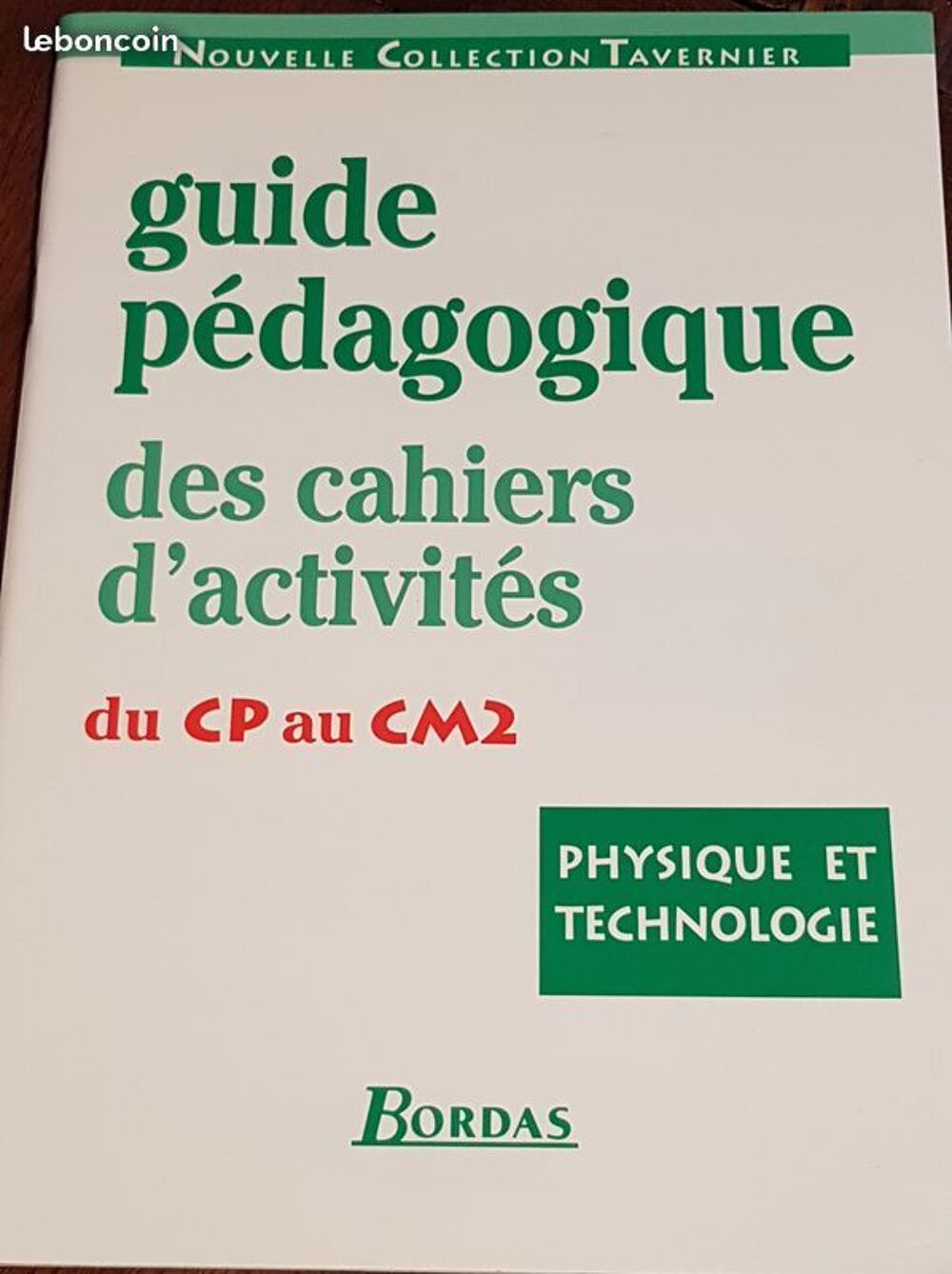 Nouvelle coll tavernier physique et technologie Livres et BD