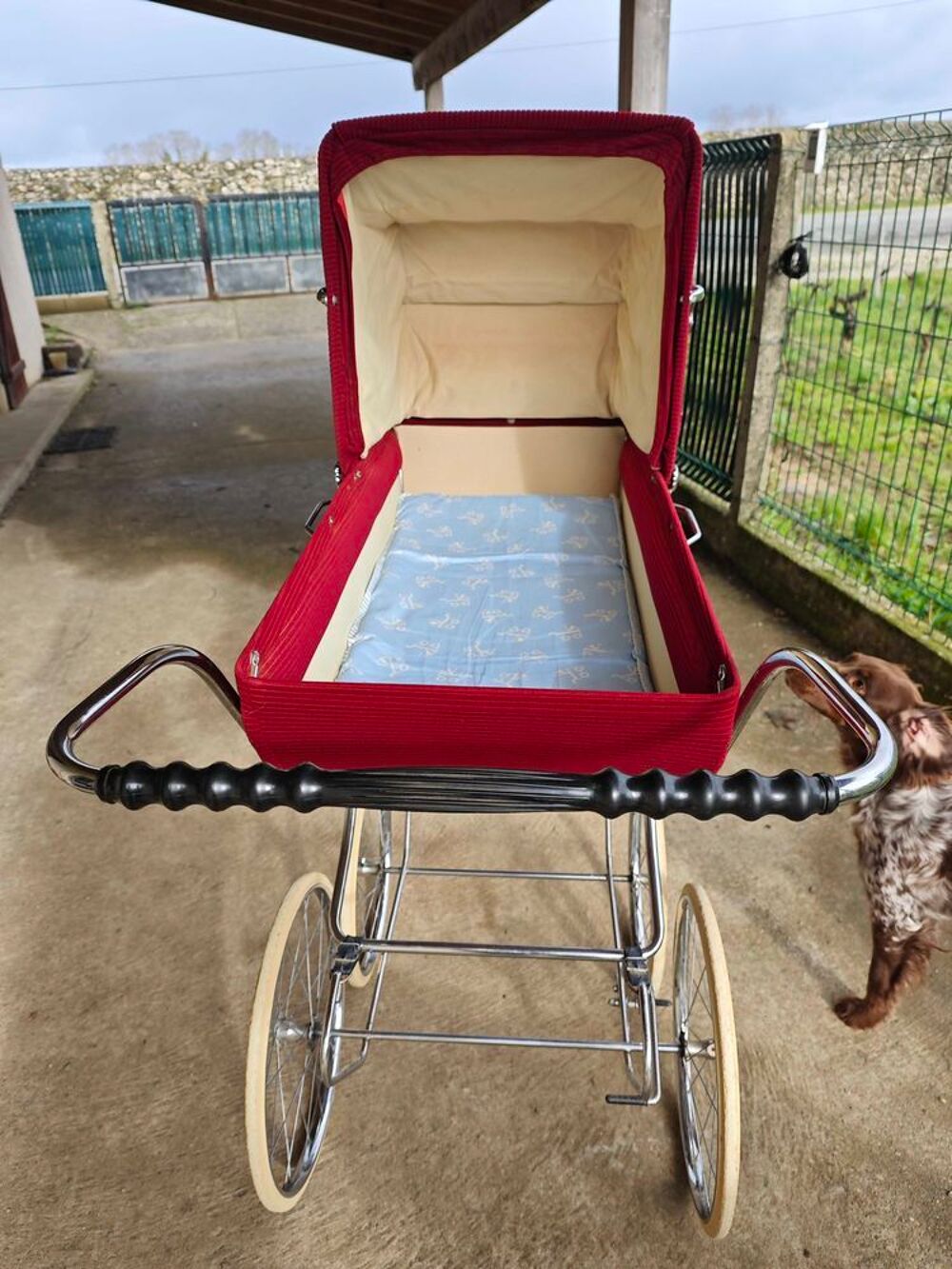 landeau+ancien Pu�riculture