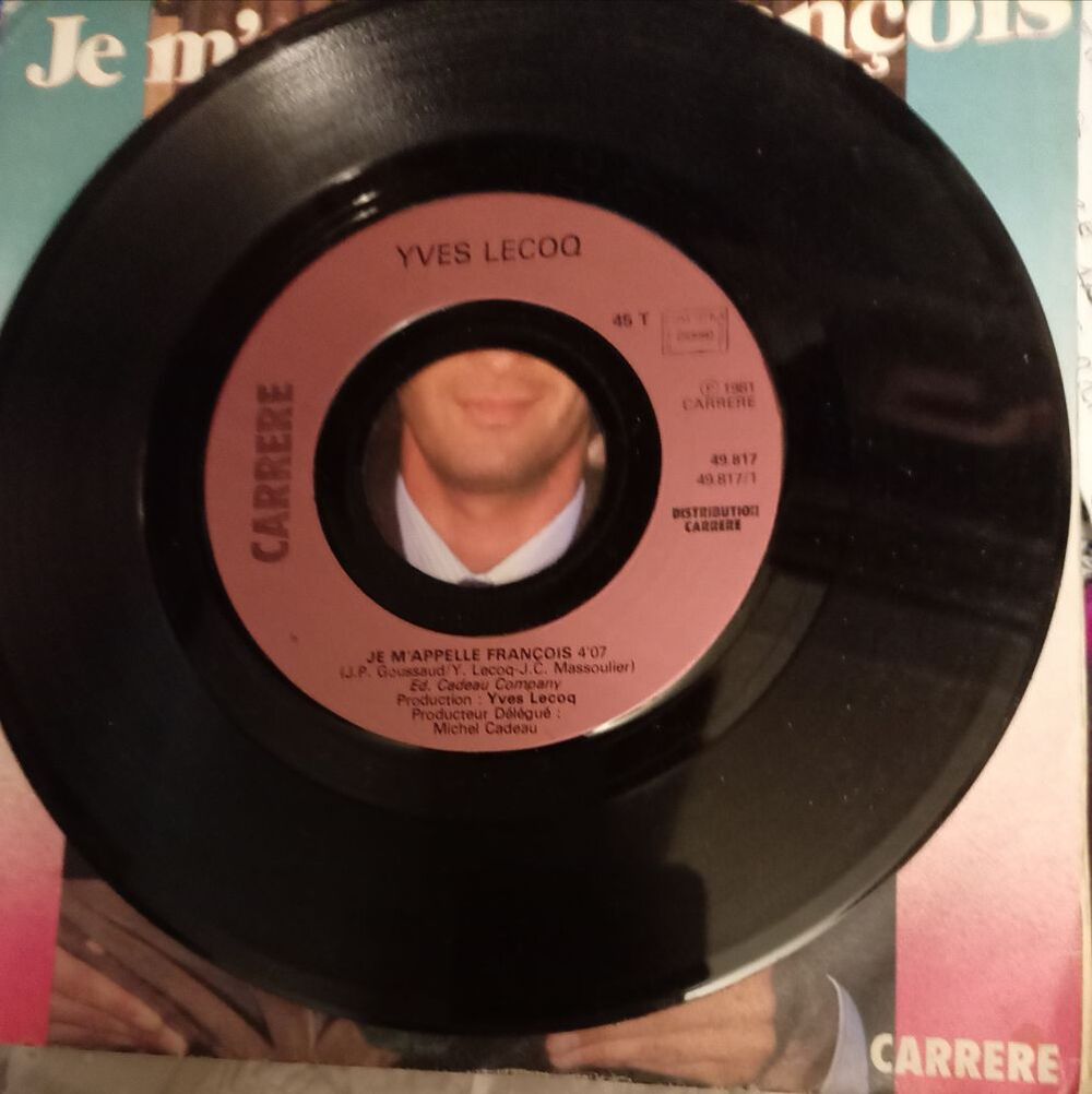 YVES LECOQ / 3 X DISQUES VYNIL 45 TOURS &sect; CD et vinyles