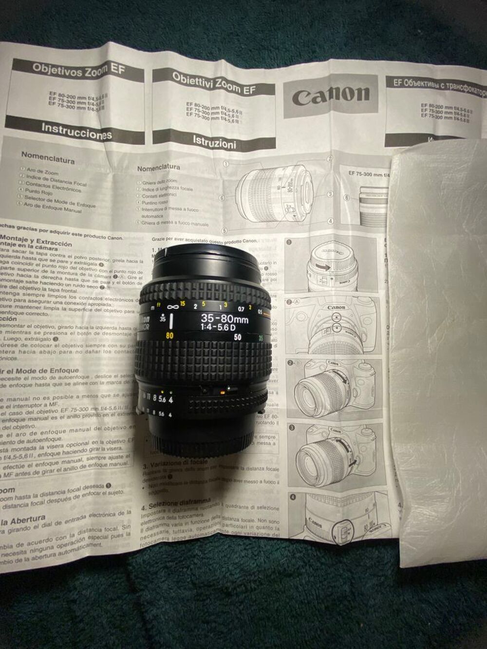 Objectif Nikon AF 35-80mm Photos/Video/TV