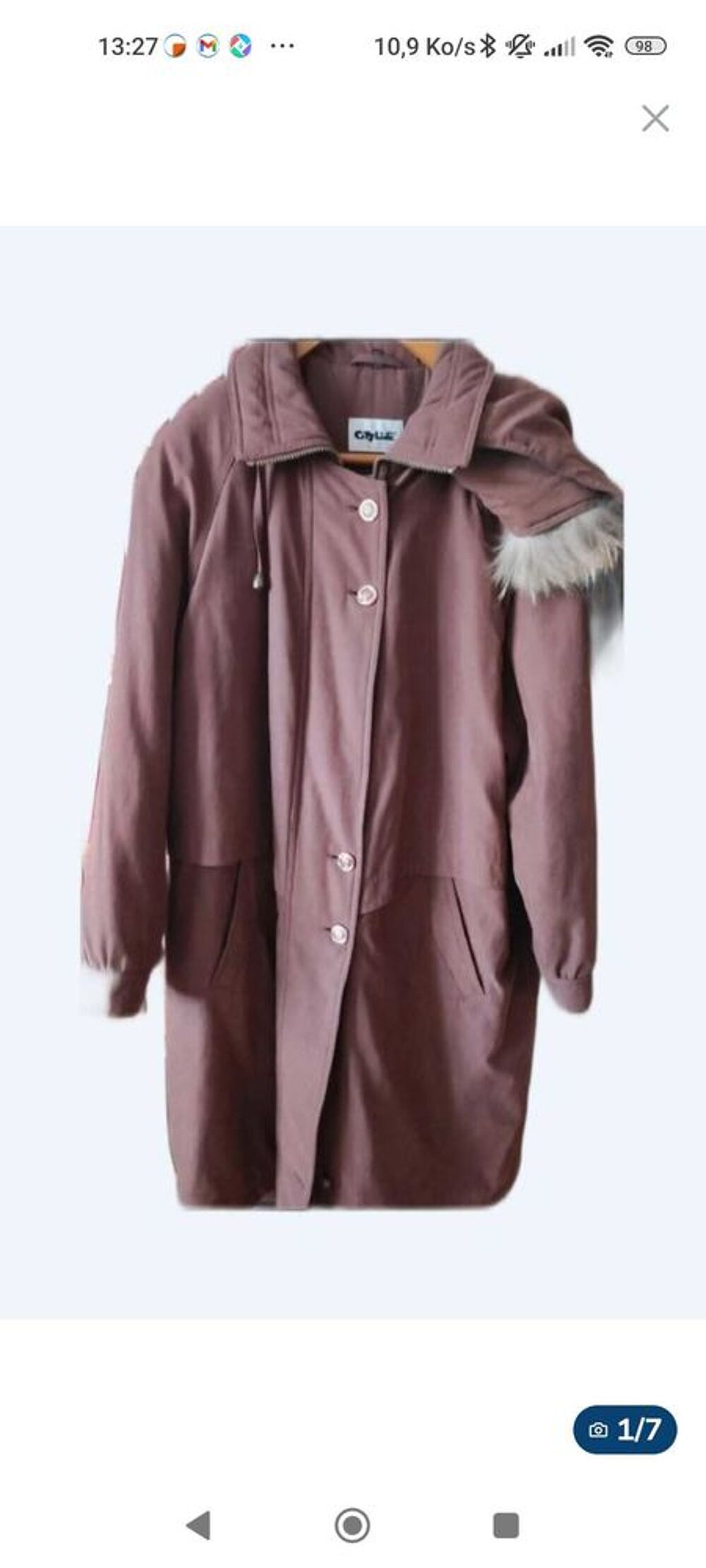 manteau capuche Vêtements
