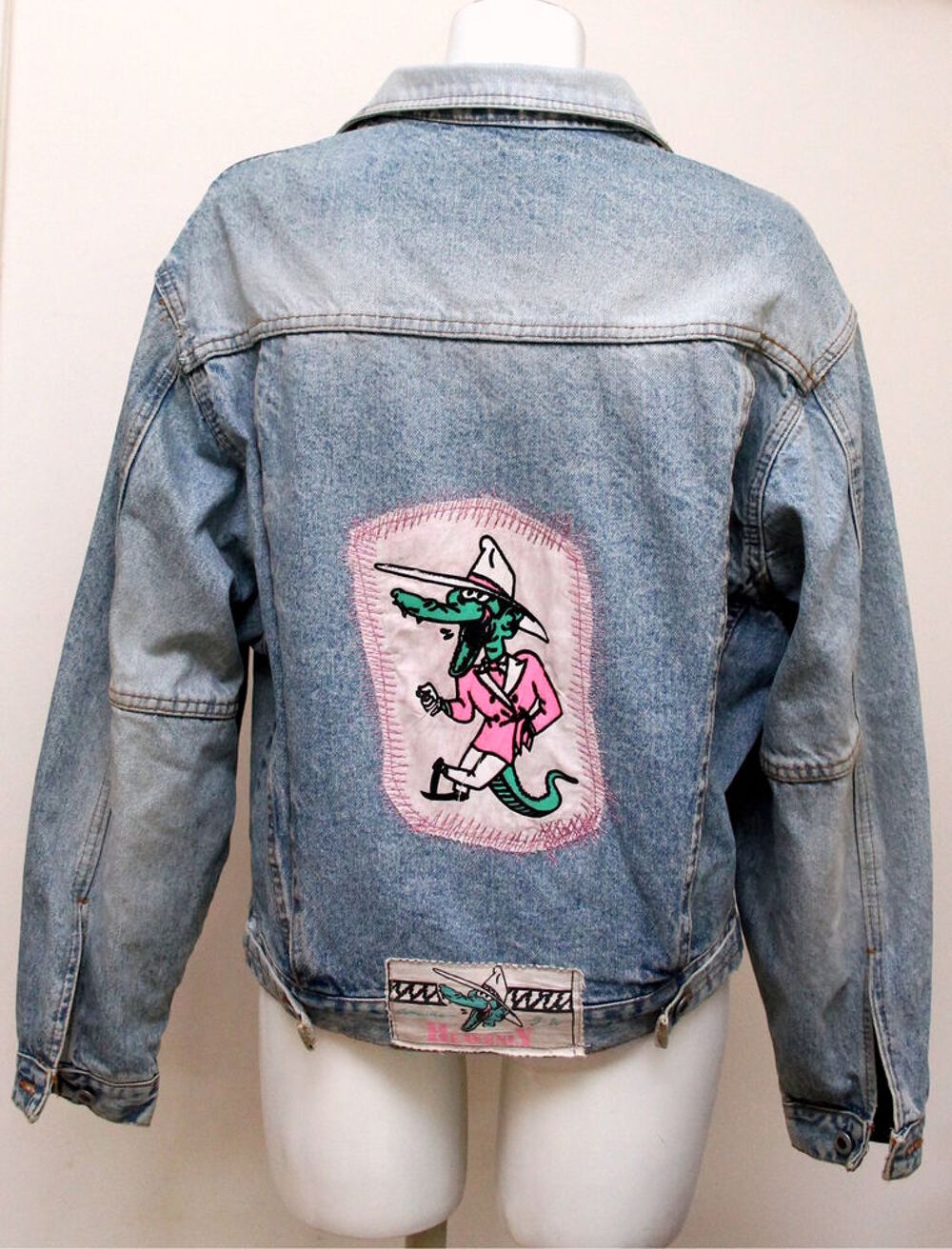 Blouson veste denim CHEROKEE vintage 80 T.L Vêtements