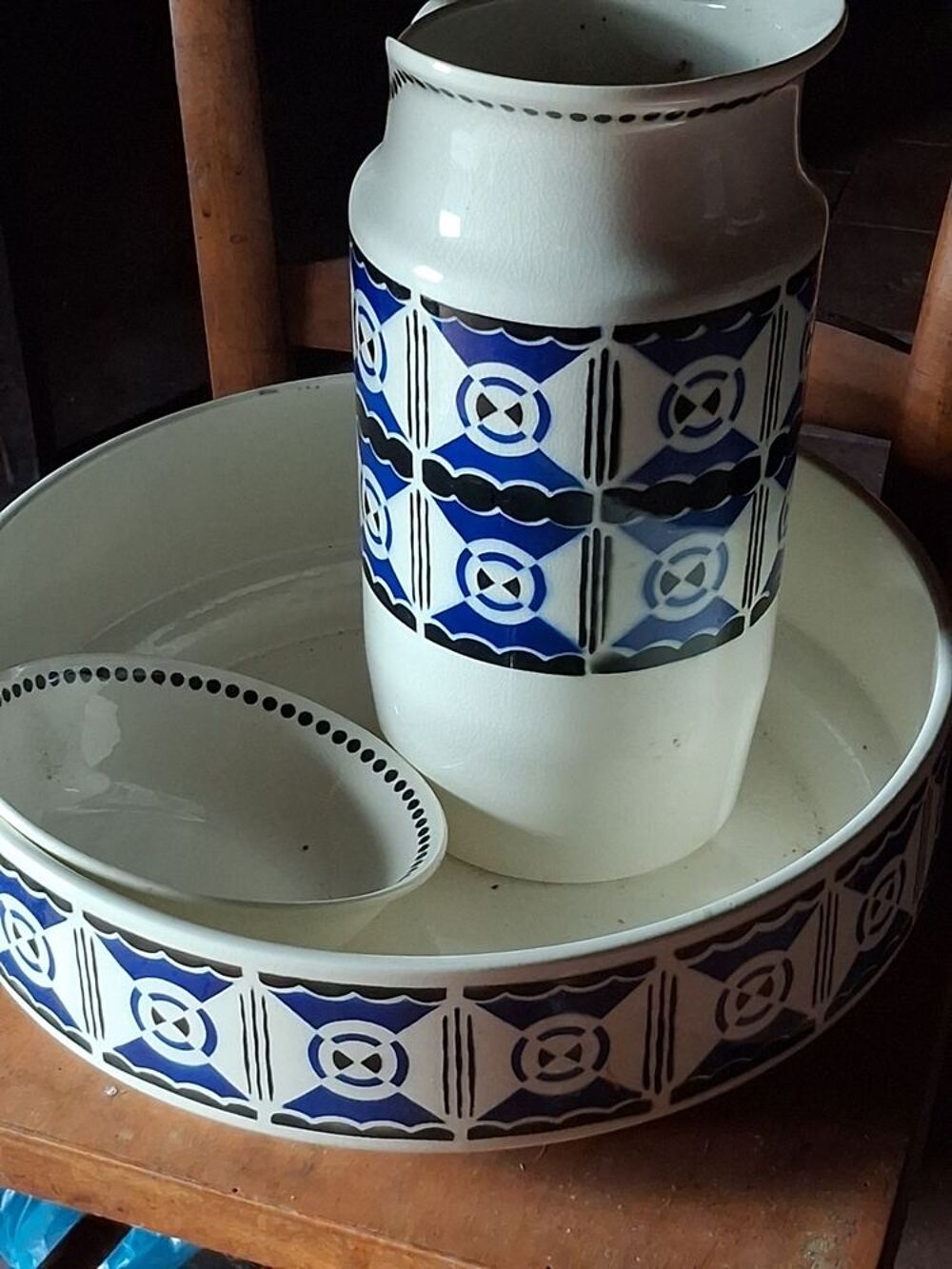 BROC + BASSINE de toilette Décoration