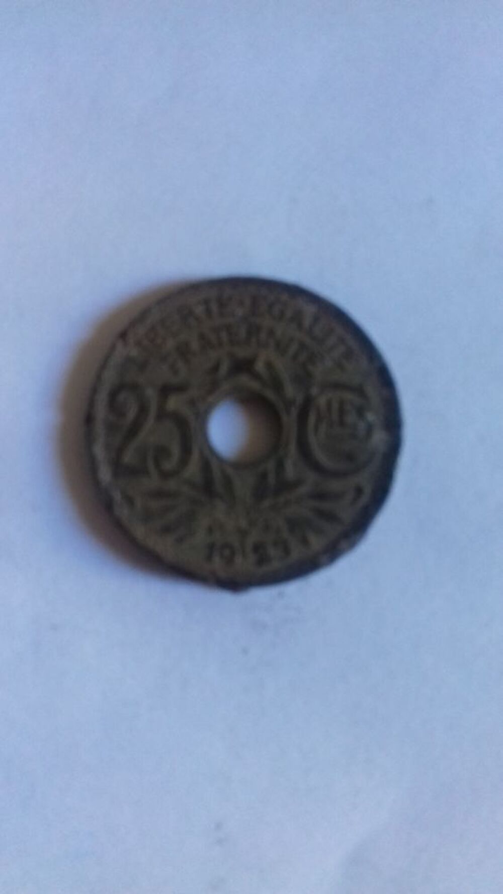 Pi&egrave;ce de 25c 1923 