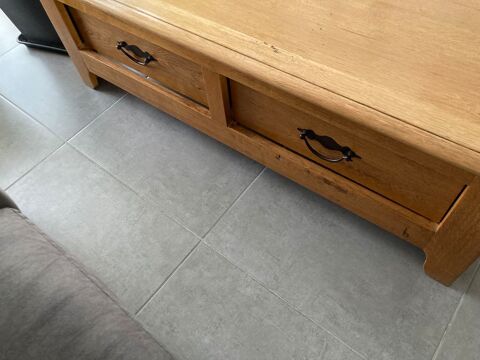 Table basse de salon en pur chne 850 Croutelle (86)
