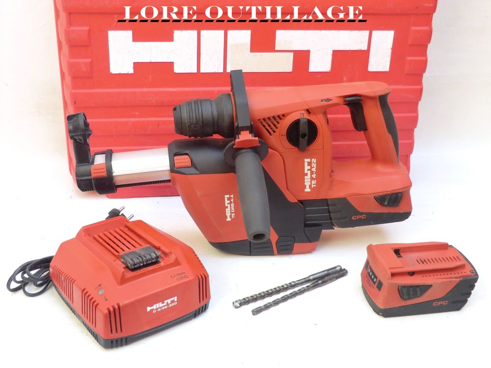 HILTI TE 4-A22 - Perforateur batterie 22v Bricolage