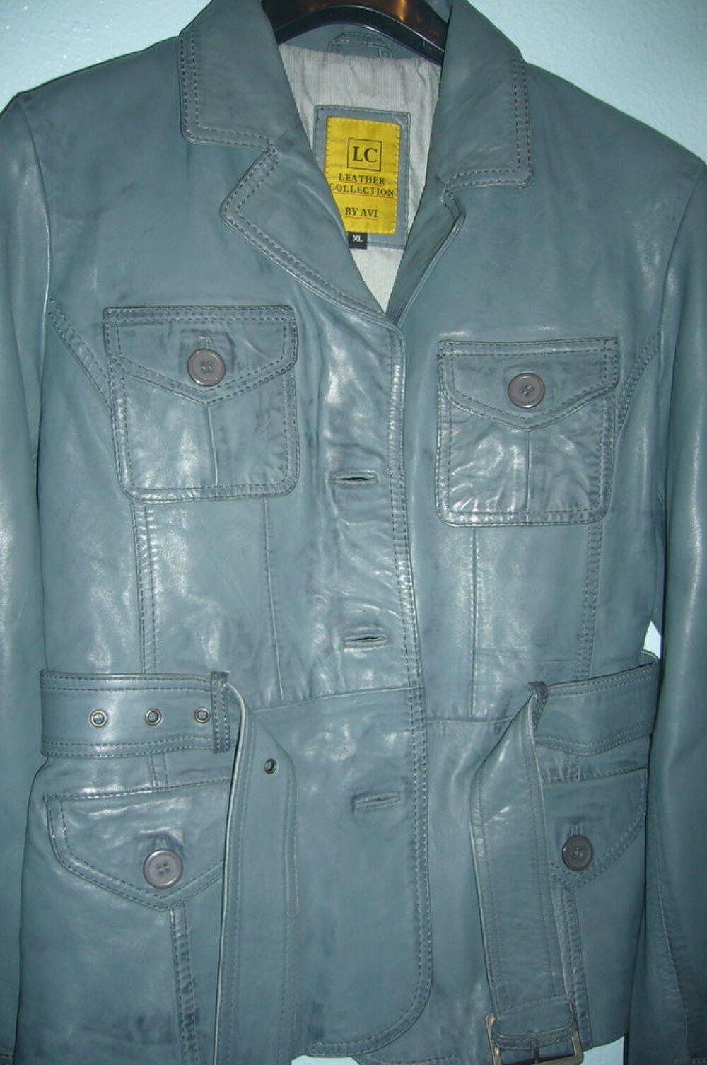 1 veste en cuir Vêtements
