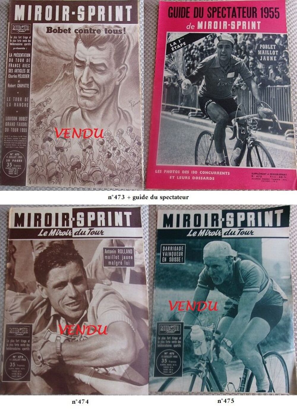 Miroir Sprint ann&eacute;e 1955 